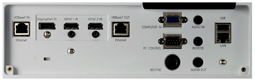 NEC工程投影機PA903X+端口細節(jié)